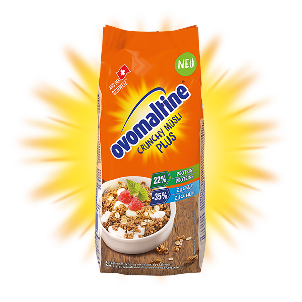 Ovomaltine Crunchy Müsli Plus