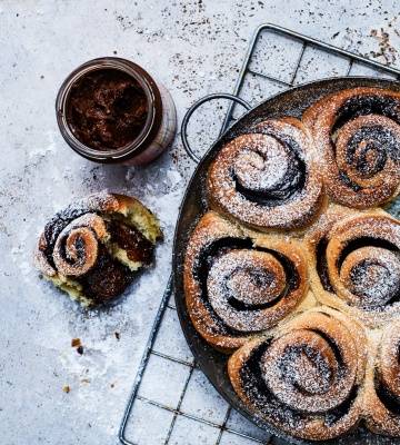 Schneckennudeln mit Ovomaltine Crunchy Cream