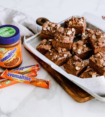 Ovomaltine Crunchy Sticks Blechkuchen